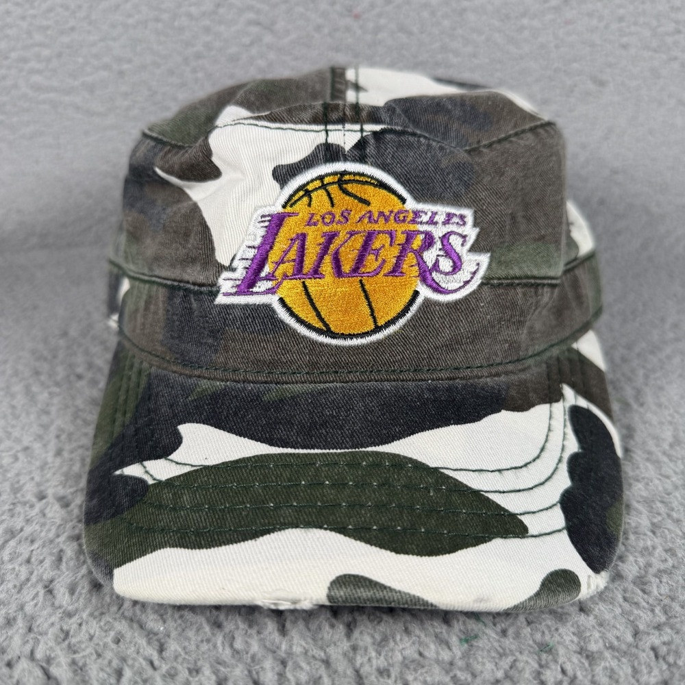 Los Angeles Lakers Cadet Cap Unisex One Size Camo Souvenir Army Basketball Logo